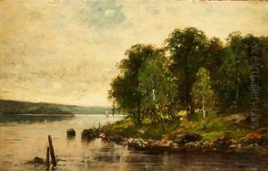 Insjolandskap by Johan Severin Nilsson
