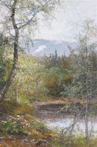 Motiv Fran Enafors, Jamtland by Johan Severin Nilsson