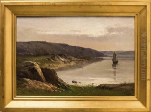 Parti Fran Gullmarsfjorden, Bohuslan by Johan Severin Nilsson