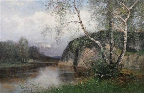Landskap Med Vattendrag - view 1