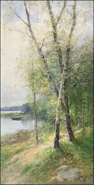 Koivumaisema Alkukesalla ) - view 1