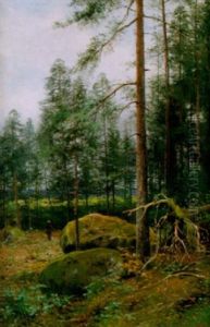 Jagare I Skogslandskap by Johan Severin Nilsson