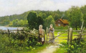 Samtal Vid Grinden by Johan Severin Nilsson