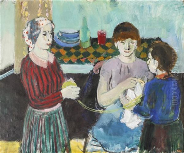 Women In An Interior - view 1