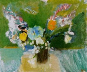 Stilleben Med Blommor by Nils Nilsson
