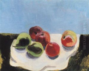 Stilleben Med Applen Och Paron by Nils Nilsson