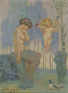 Cupid And Psyche by Dimitrios Biskinis