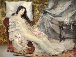 Sarah Bernhardt-la Dame Aux Camelias by Jose Nin Y Tudo