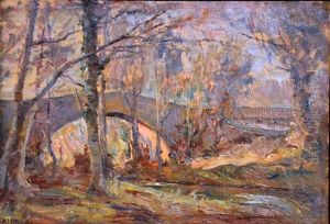Le Pont Des Trois Sautets by Barthelemy Niollon