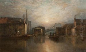 The Canal Basin, Edinburgh by Pollock Sinclair Nisbet