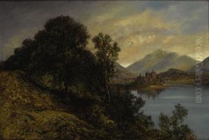 Kilchurn Castle, Loch Awe, Argyleshire, Scotland by Pollock Sinclair Nisbet