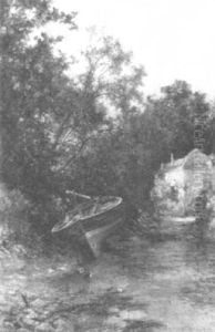 Landscape With Beached Boat by Pollock Sinclair Nisbet