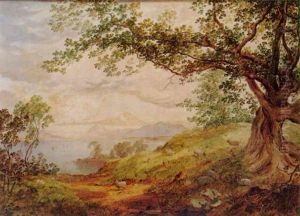 Sheep In A Landscape by Pollock Sinclair Nisbet