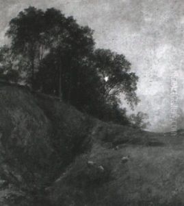 Landscape With Sheep Landscape With Sheep