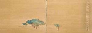Pines (in 2 Parts) by Genjiro (Goun) Nishimura