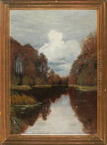 Landscape With Forest Lake - view 1