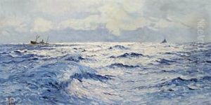 Seascape With Ships In A Heavy Sea Seascape With Ships In A Heavy Sea
