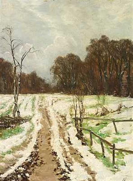 Skovslette, Vinter - view 1