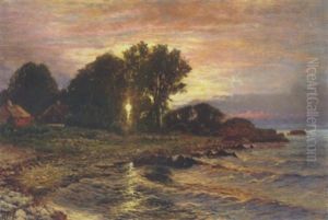 Parti Fra Arildsleje, Solnedgang Parti Fra Arildsleje, Solnedgang