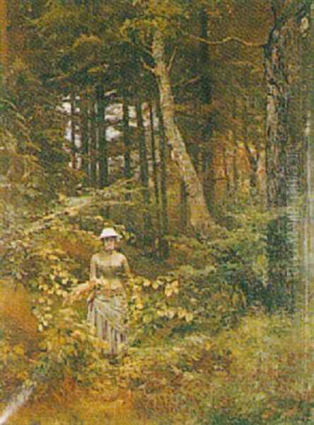 Gathering Wild Flowers - view 1