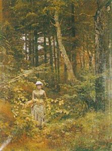 Gathering Wild Flowers by Thorvald Simeon Niss