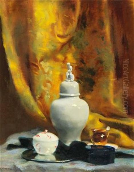 Still Life With Porcelain Tableware - view 1