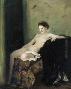Ruhende Frau by Rudolf Nissl