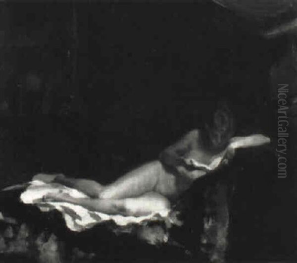 Lesender Weiblicher Akt - view 1