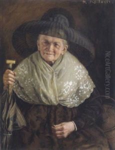 Portrait Einer Mittelfrankin Aus Rotehburg Ob Der Tauber