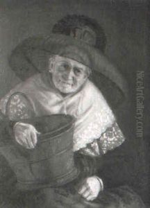 Bildnis Einer Alten Frau In Tracht