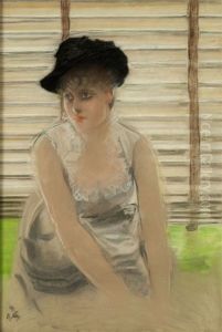 L'attente by Giuseppe de Nittis