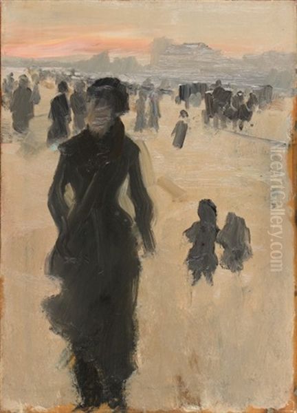 La Dame En Noir, Circa 1878 - view 1