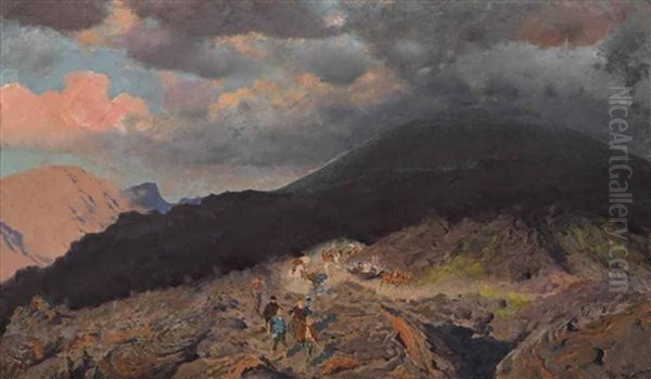 The Eruption Of Vesuvius - view 1