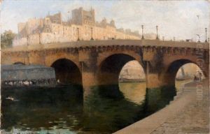 Paris, Le Pont Neuf by Giuseppe de Nittis