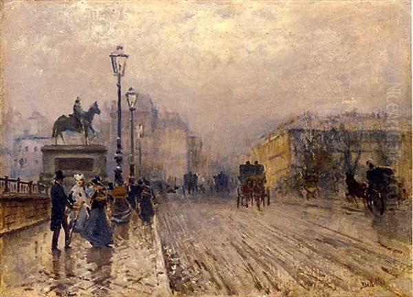 Rue De Paris Avec Caleches - view 1