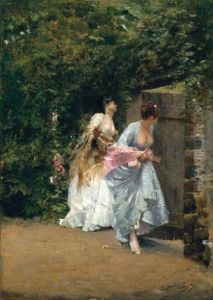 Il Ritorno Dal Ballo by Giuseppe de Nittis