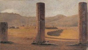 Un Vue De Pompei by Giuseppe de Nittis