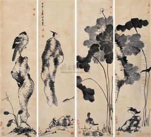 Flowers And Birds by Niu Shihui