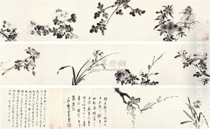 Bird And Flowers by Niu Shihui
