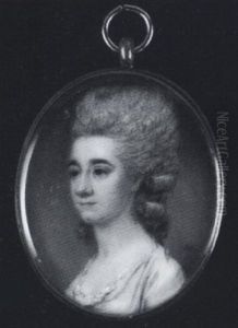 A Lady Facing Left, Wearing Pale Yellow Dress With White Underslip A Lady Facing Left, Wearing Pale Yellow Dress With White Underslip