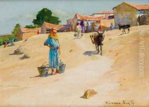 Les Petites Porteuses D'eau by Francisque Noailly