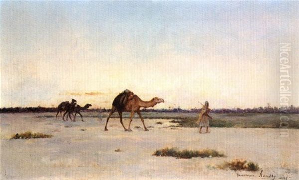 Bedouin Et Ses Dromadaires - view 1