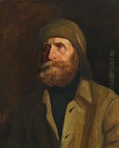 Portait Of A Fisherman by Jacob Nobbe