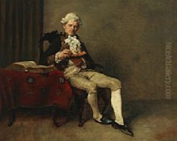 A Reading Gentleman - view 1