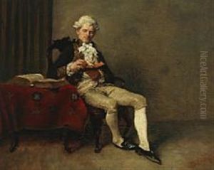 A Reading Gentleman by Jacob Nobbe