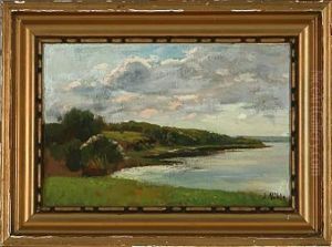 Fiord Scene On Calm Summer Day Fiord Scene On Calm Summer Day