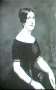 Damenportrait by Henry de Nobele