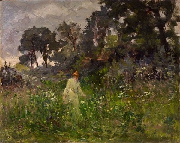 Landschaft Mit Junger Frau - view 1