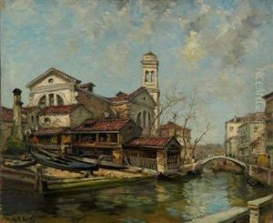 A Venetian Boatyard A Venetian Boatyard