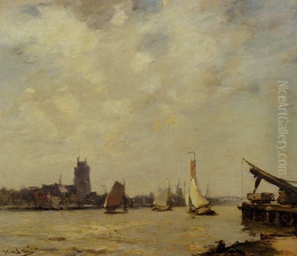 Shipping On The Merwerde, Dordrecht - view 1